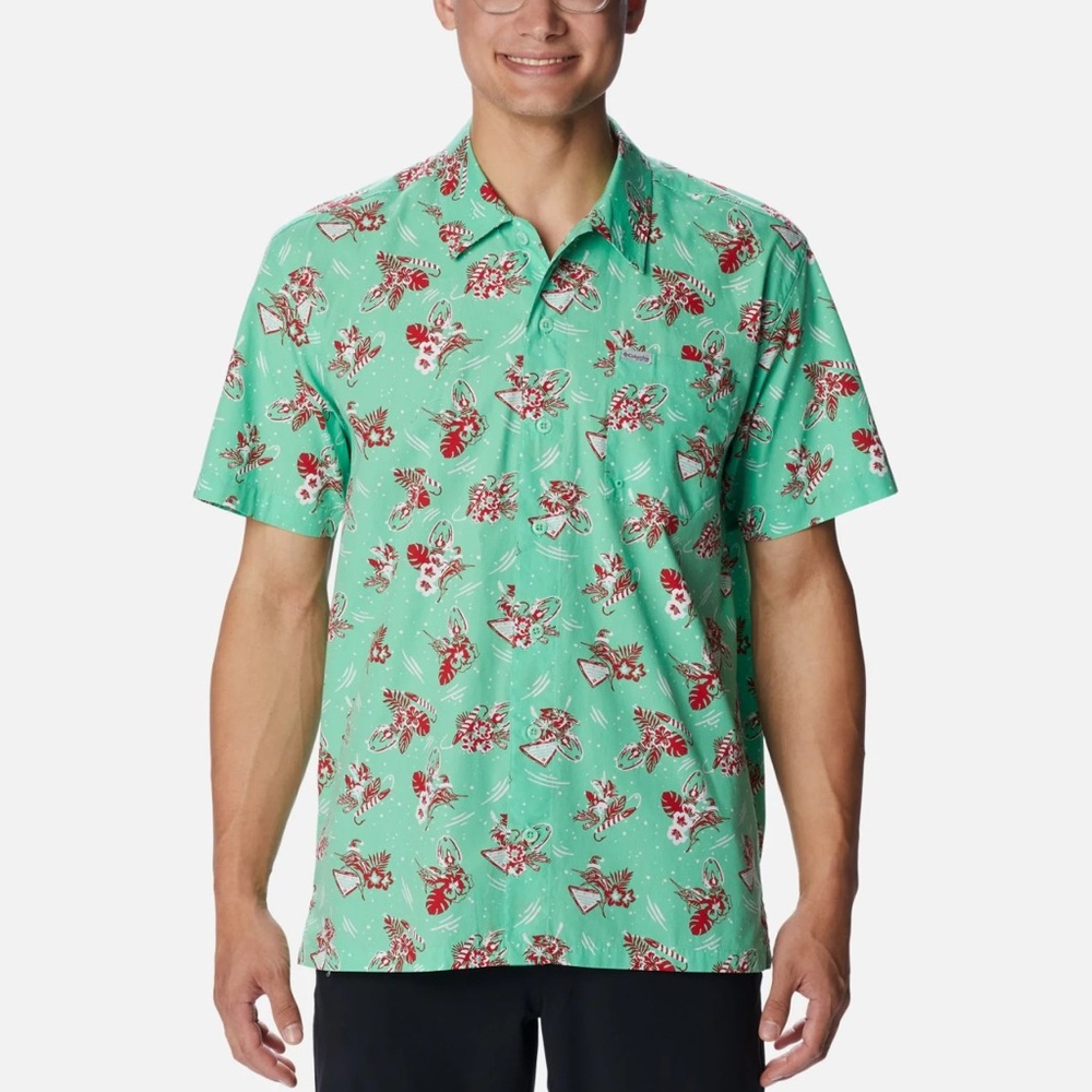 Columbia PFG men’s trollers best short sleeve button up size XXL